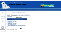 Desktop Screenshot of findagroomer.com