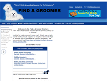 Tablet Screenshot of findagroomer.com